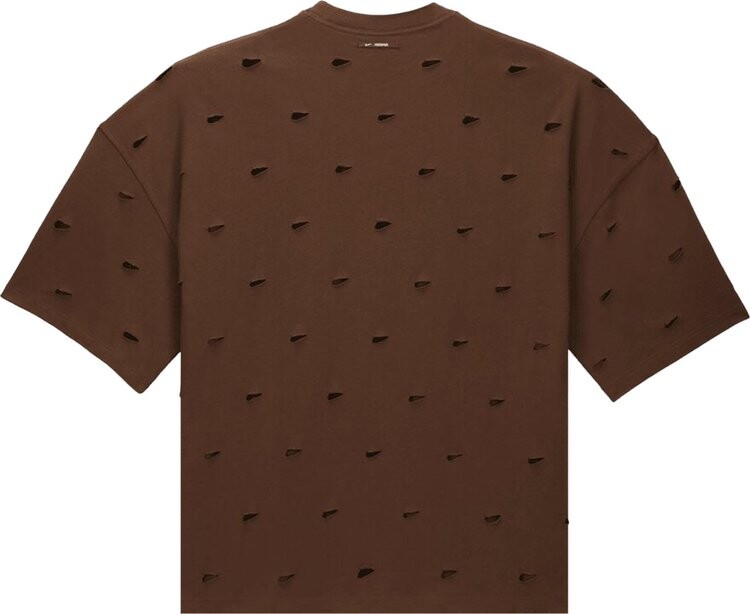 Футболка Nike x Jacquemus  'Brown', коричневый — фото 2