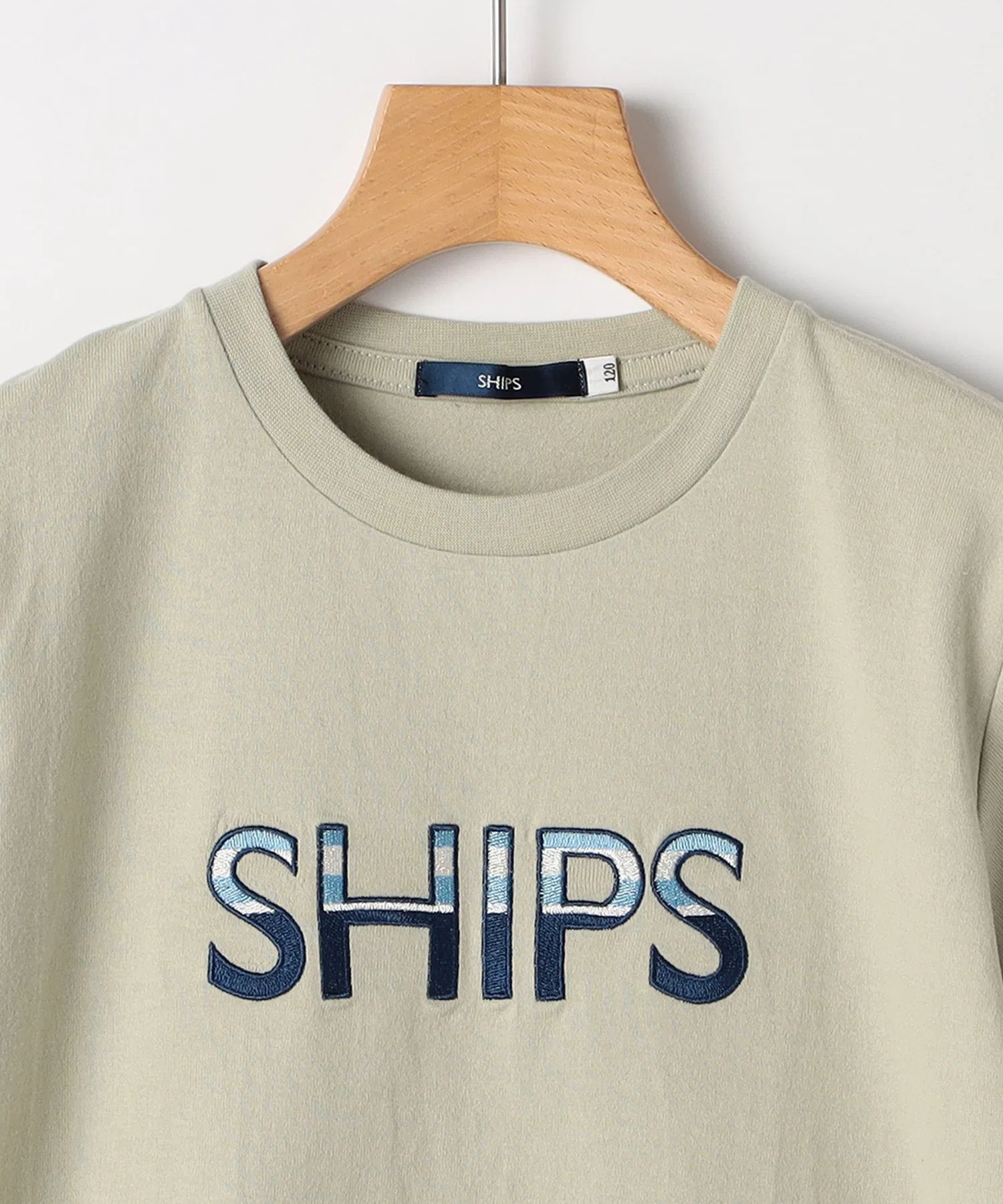 Детская футболка SHIPS KIDS с коротким рукавом и логотипом — фото 3