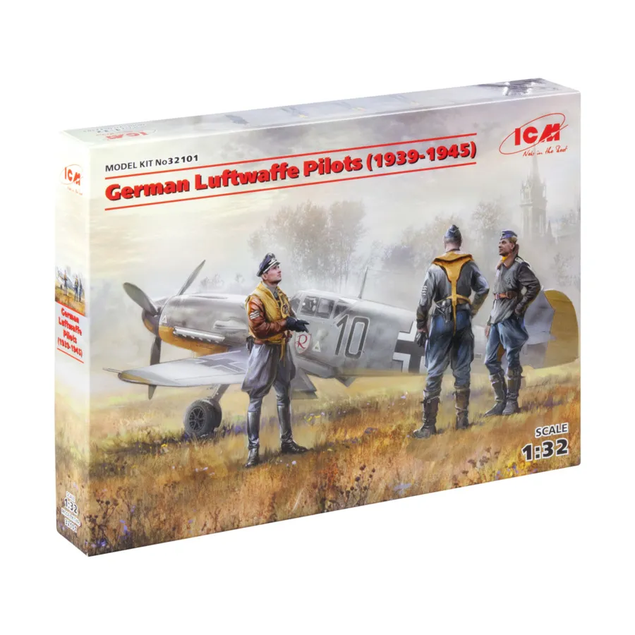 

Немецкие пилоты Люфтваффе (1939-1945), Military Models 1/32 Scale (ICM)