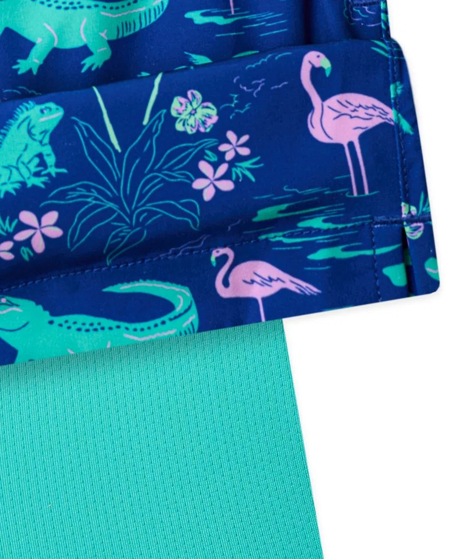 Плавки с подкладкой The Flock Parties для мальчиков 7-20 лет Chubbies, синий — фото 3