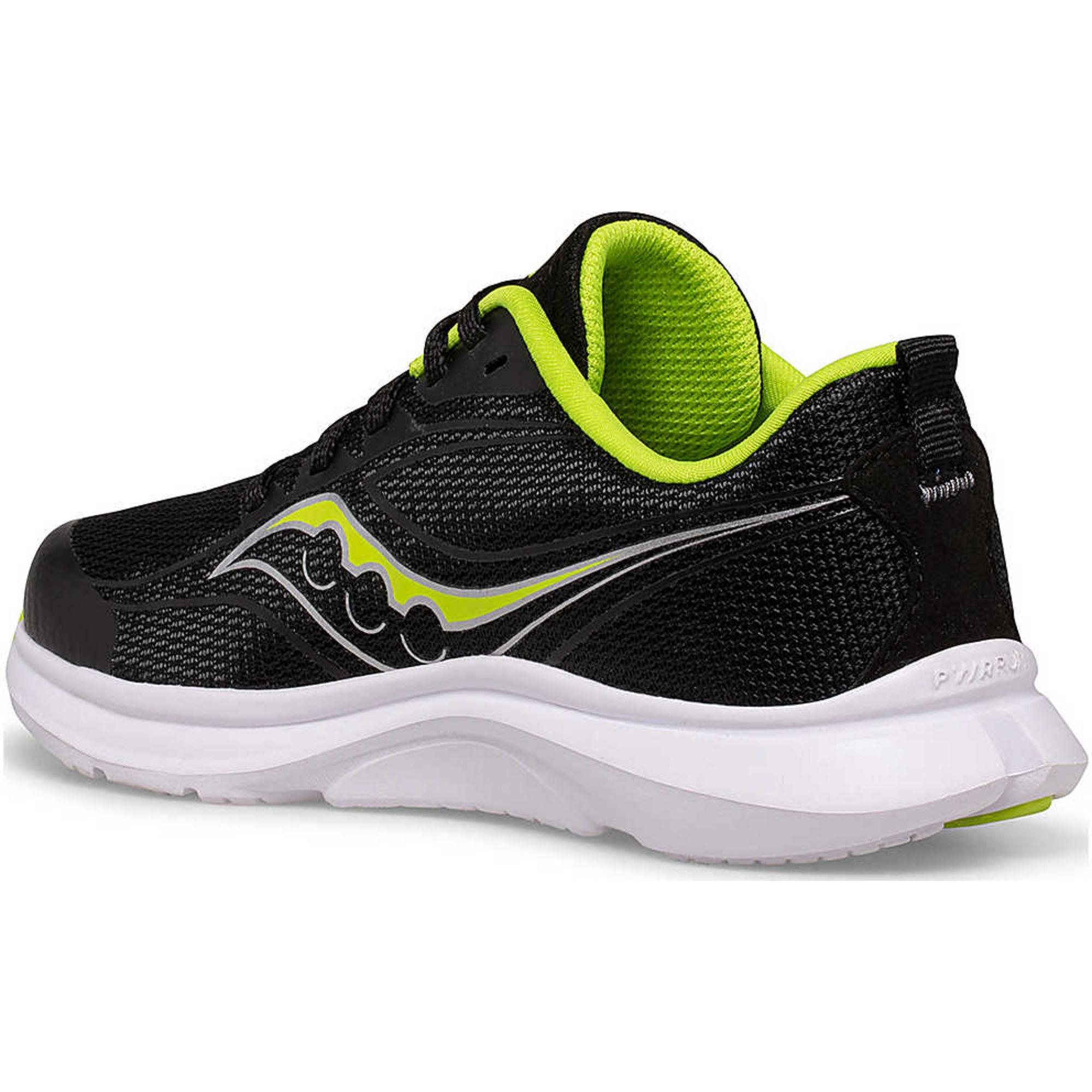 Кроссовки для бега Kinvara 13 для девочек Saucony, Black/Lime — фото 3