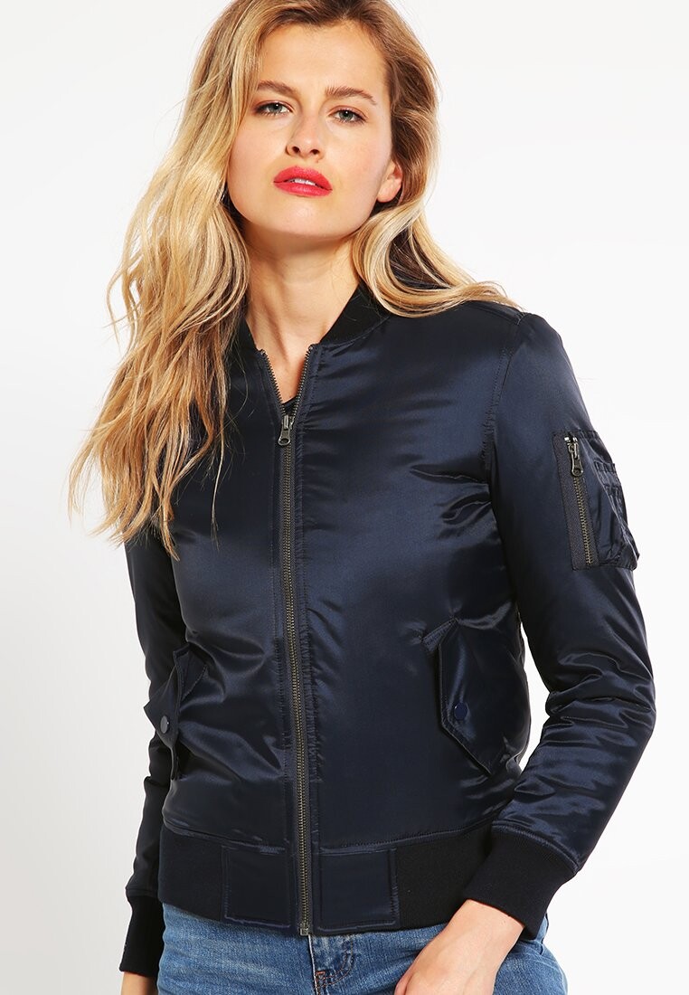 

Бомбер Urban Classics, цвет navy