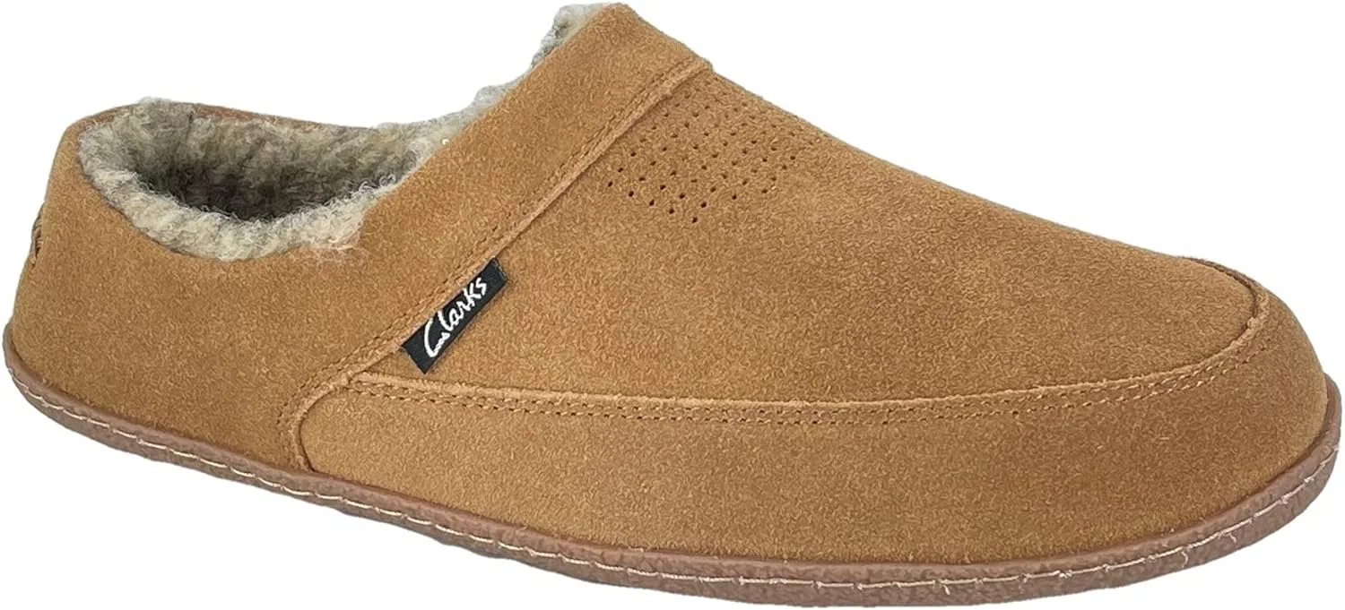 Тапочки мужские Clarks, коричневый