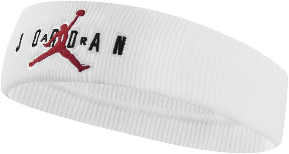 

Повязка на голову Nike Jordan Jumpman Terry, White/Gym Red