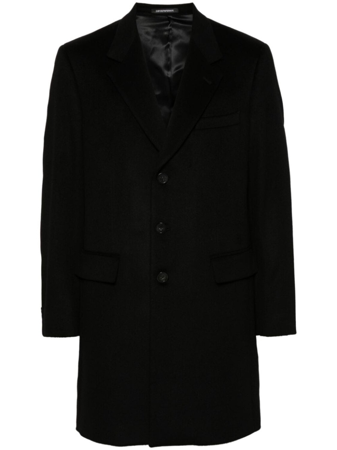 

Emporio Armani кашемировое пальто, черный