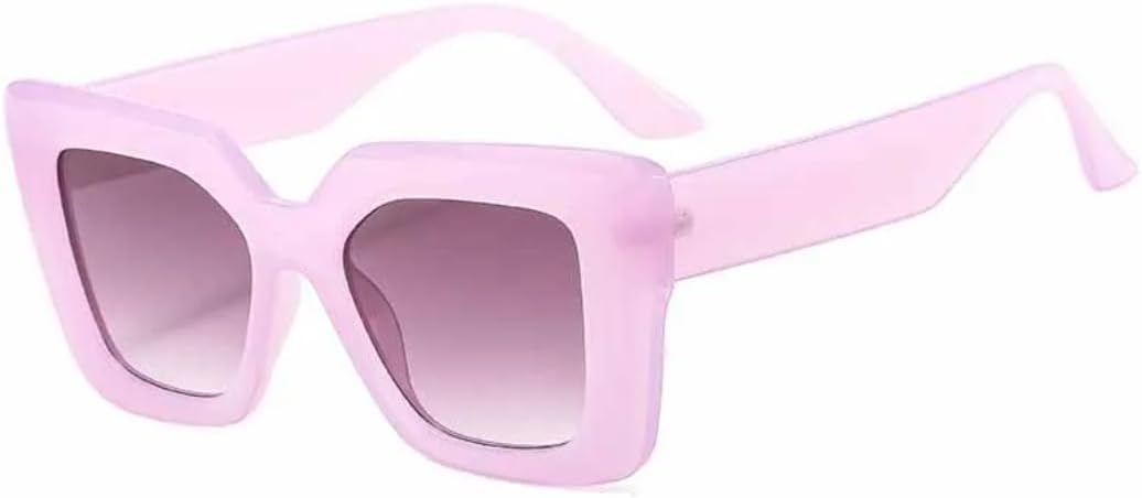 

Винтажные большие квадратные солнцезащитные очки для женщин, ретро-классика, мужские, для активного отдыха, рыбалки, с защитой от УФ-излучения UV400 TVTBBVV, Purple Gray