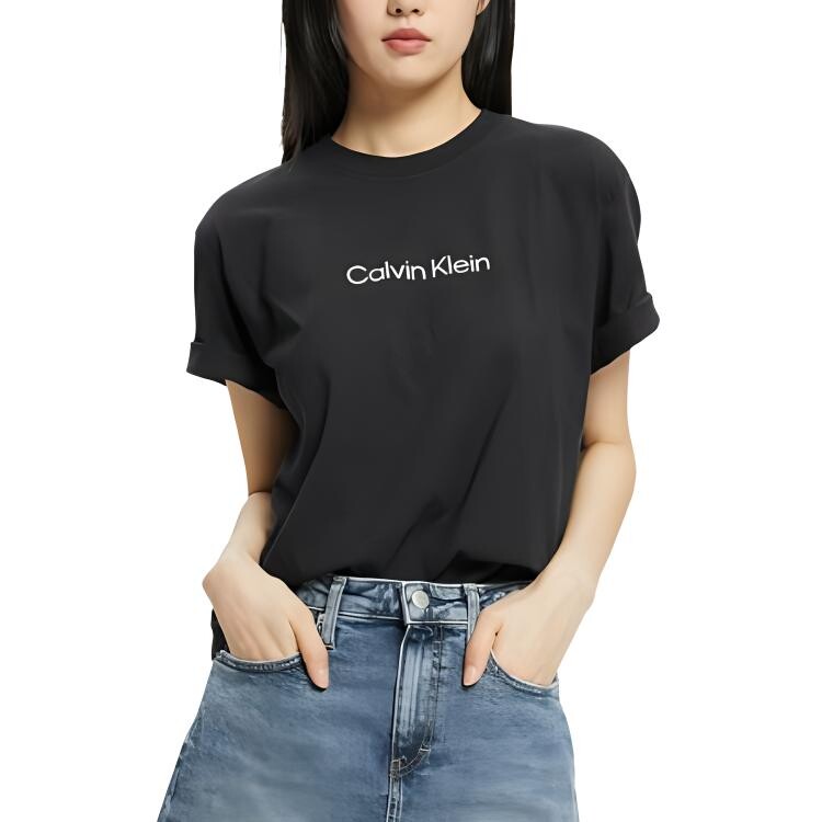 

Футболка женская черная Calvin Klein