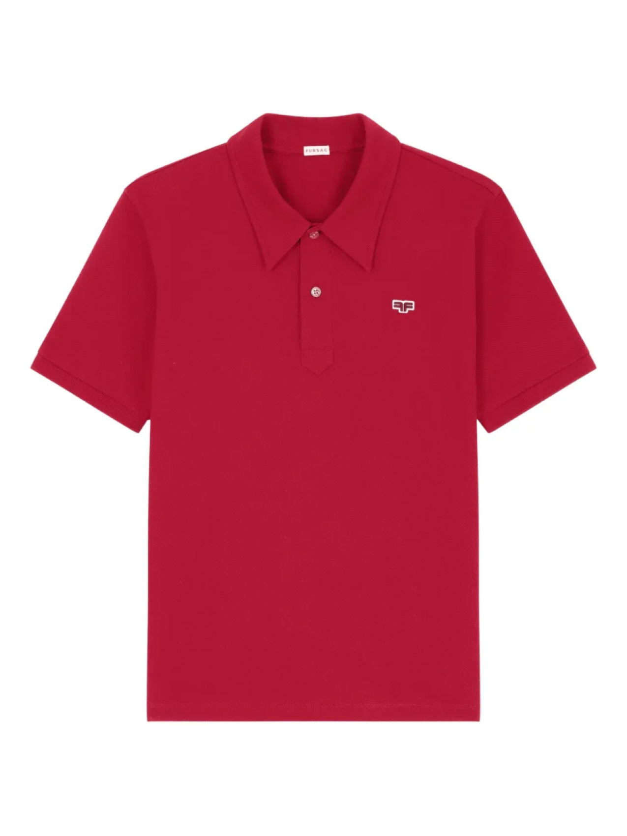 

Рубашка поло с вышитым логотипом FURSAC, красный