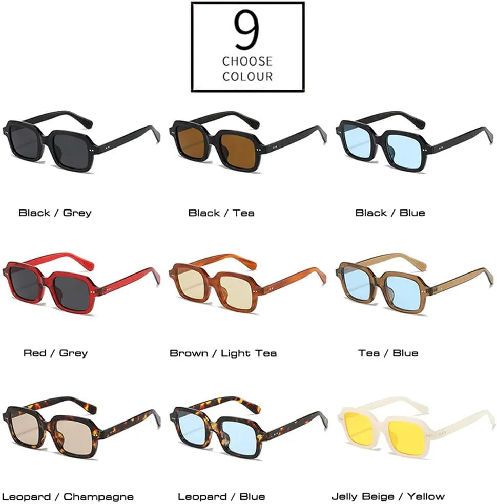 

Женские солнцезащитные очки Jelly Color в стиле панк с заклепками, мужские очки UV400 для занятий спортом на открытом воздухе, бега и езды generic, Red Grey