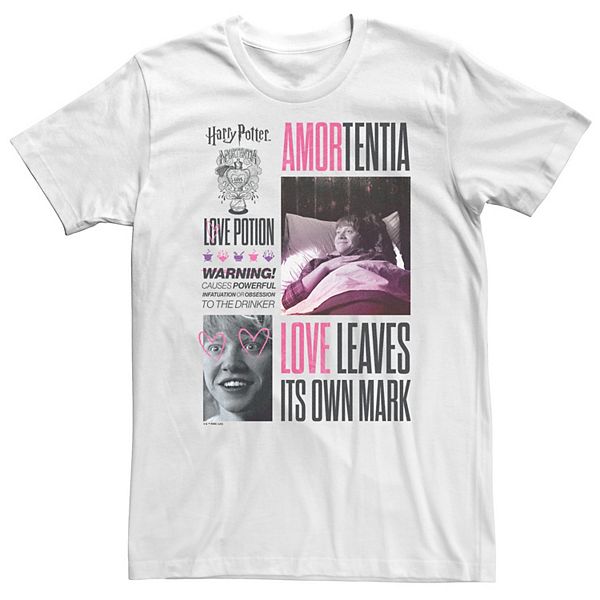 

Футболка Big & Tall Harry Potter Deathly hallows 2 amortentia love potion love leaves its own mark Licensed Character