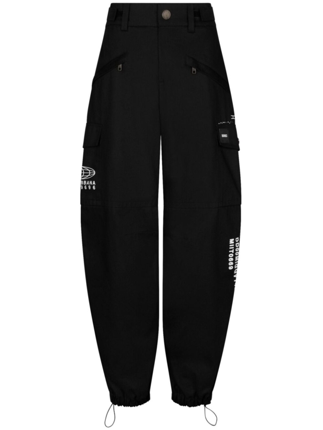 

Dolce & Gabbana брюки карго с логотипом, черный