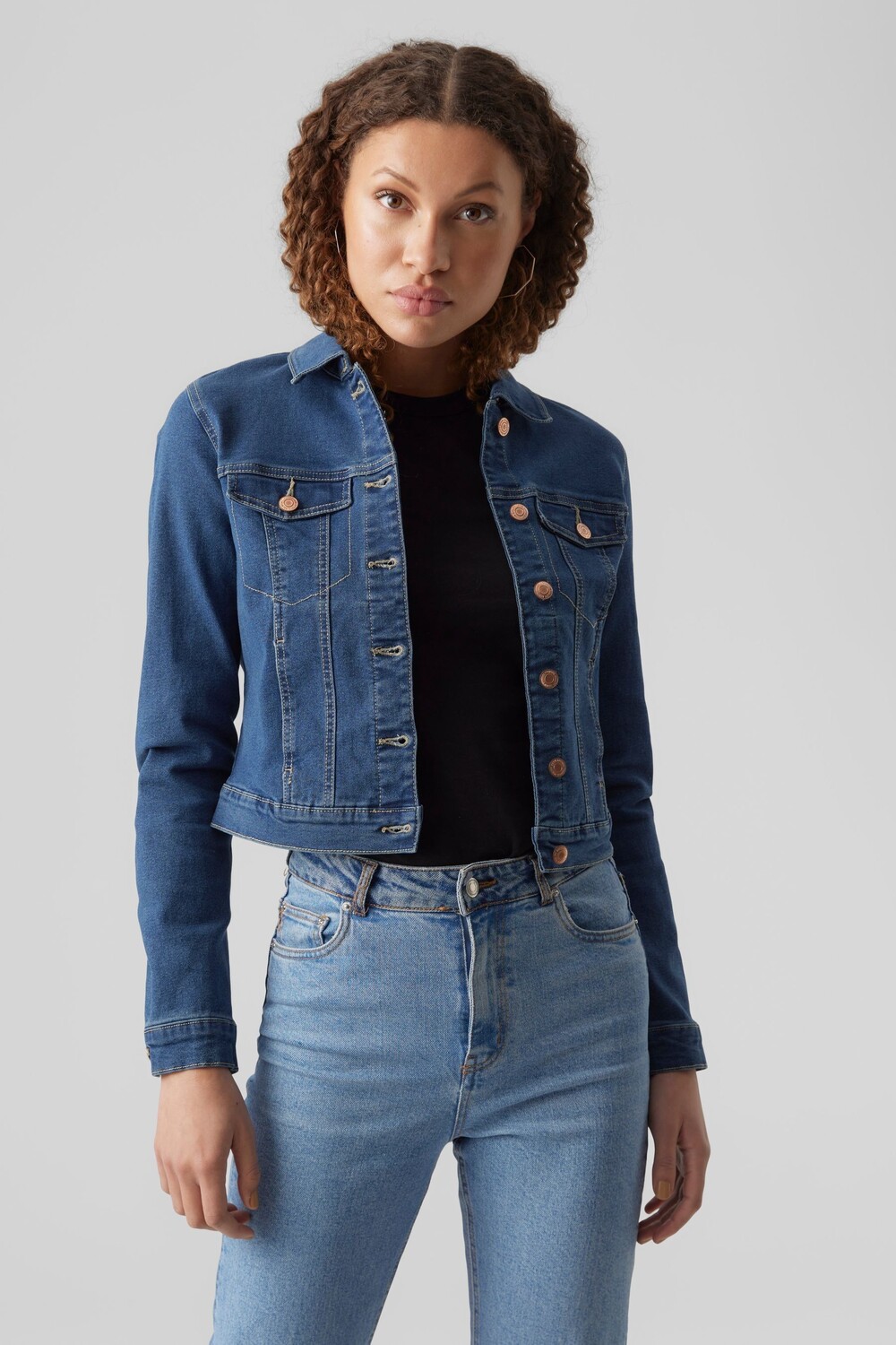 

Классическая джинсовая куртка VERO MODA, синий