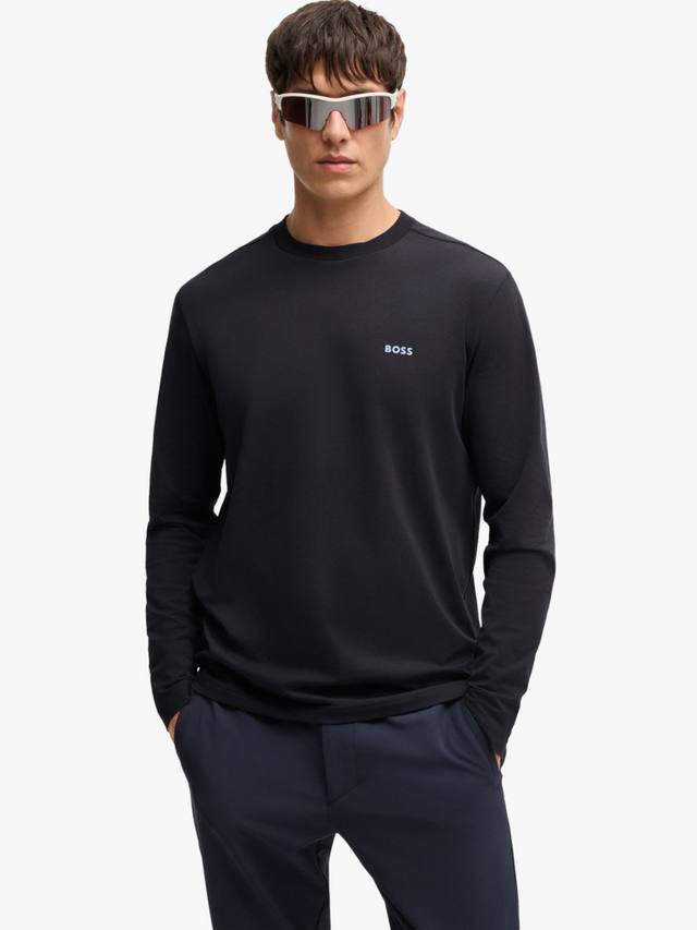 

Футболка с длинным рукавом hugo essentials HUGO BOSS, темно-синий