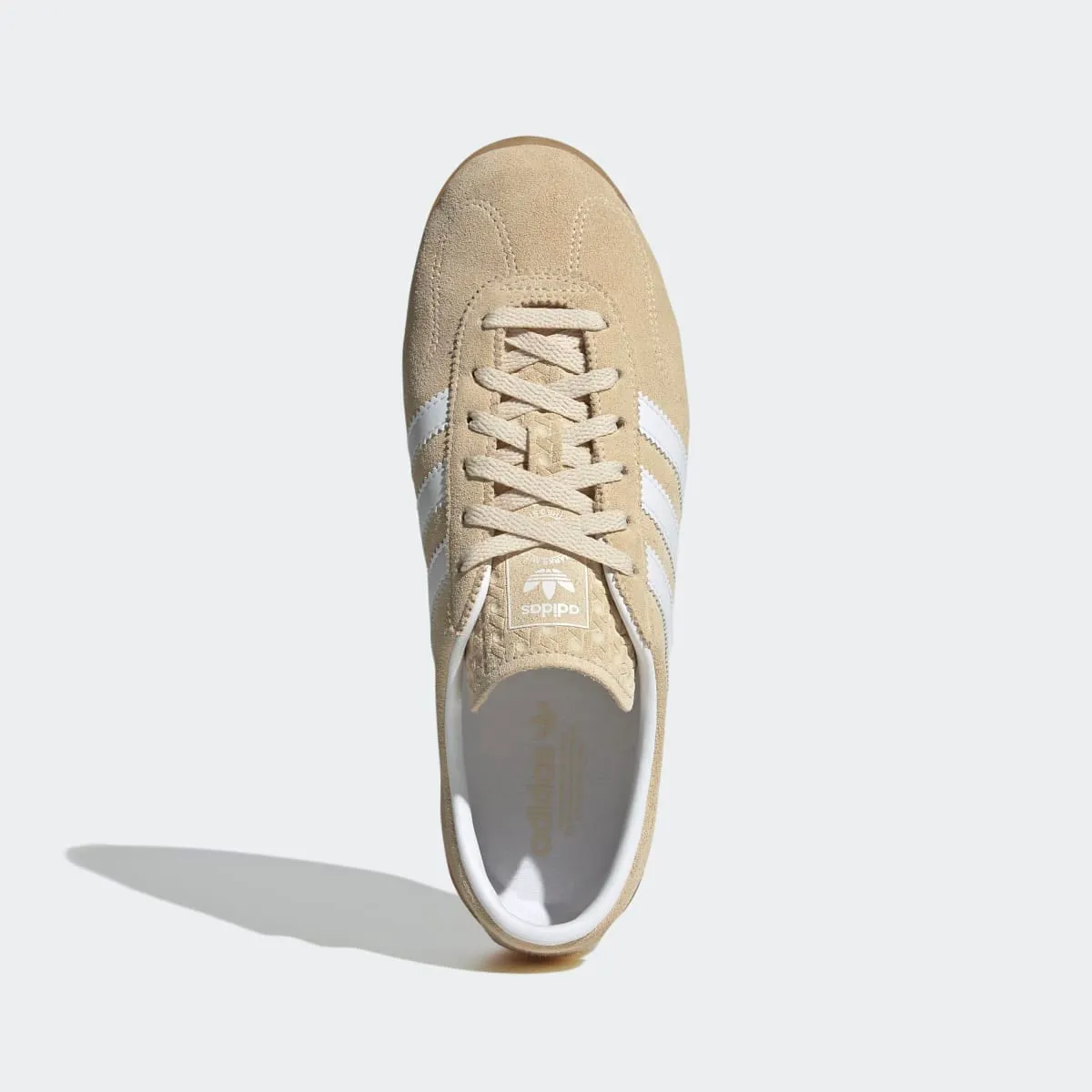 Кроссовки для женщин Gazelle от adidas, бежевый — фото 3