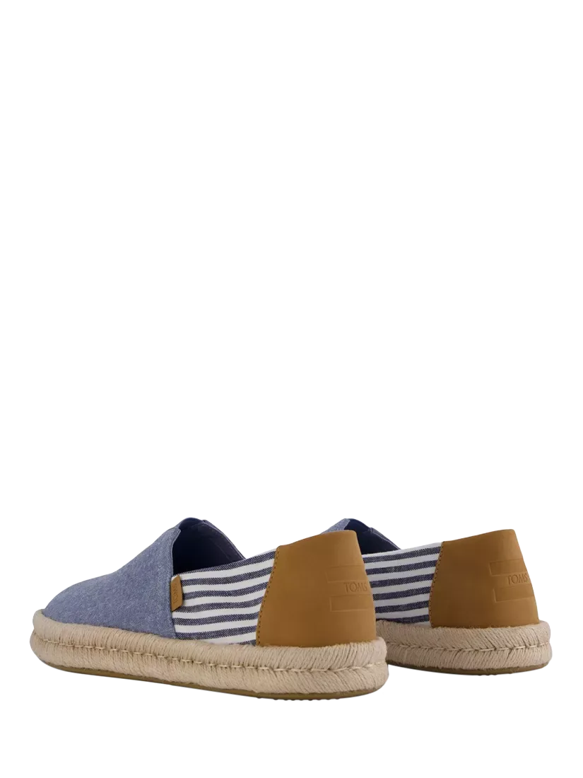 Эспадрильи на платформе Alpargata Rope 20, темно-синие TOMS — фото 3