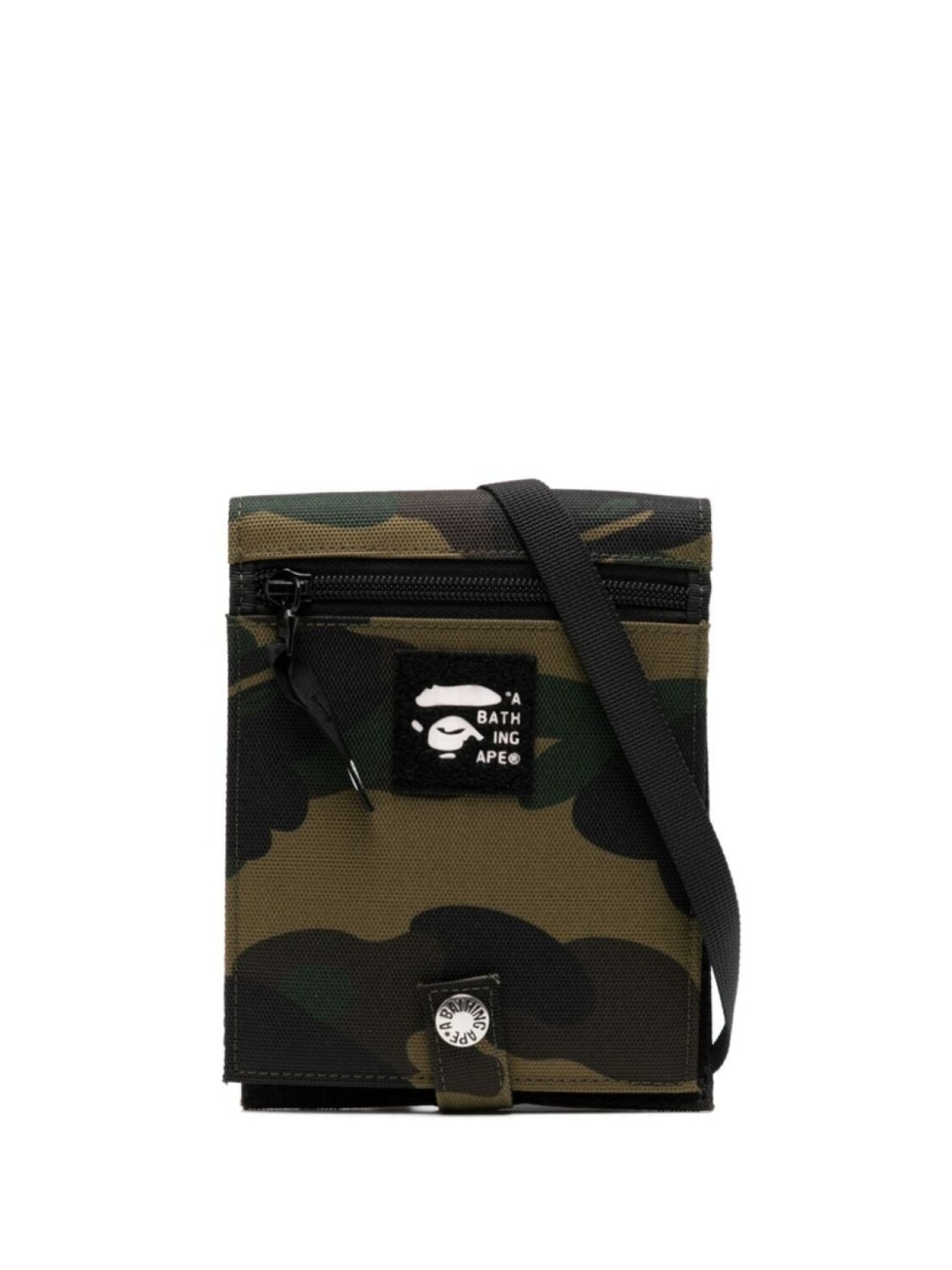 

A BATHING APE сумка на плечо с камуфляжным принтом, зеленый