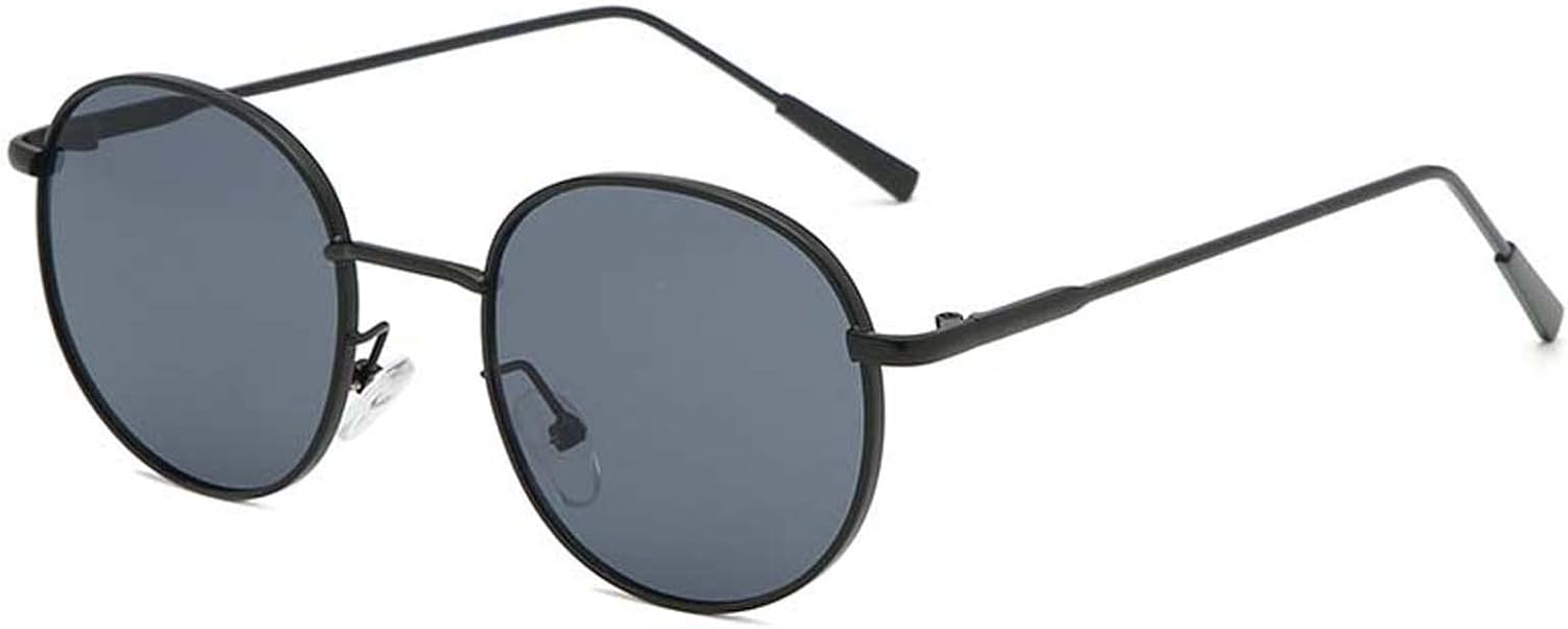 

Солнцезащитные очки XINXIN в стиле хип-хоп с металлической круглой оправой в ретро-стиле, для отдыха на природе и пляже, для мужчин и женщин (цвет: C, размер: средний), C