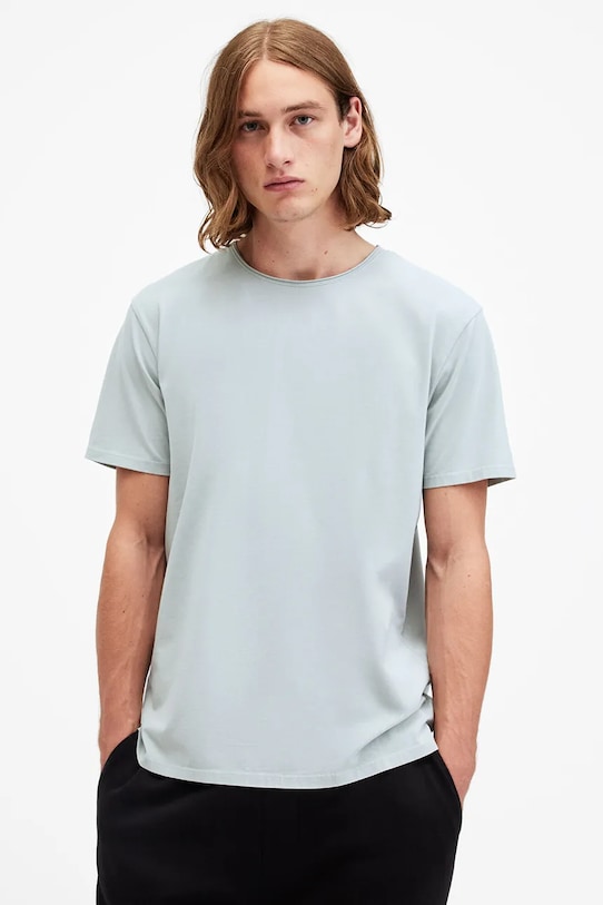 

Хлопковая футболка BODEGA SS CREW Allsaints, серый