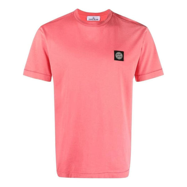 

Футболка patch t-shirt 'fuscia' Stone Island, розовый
