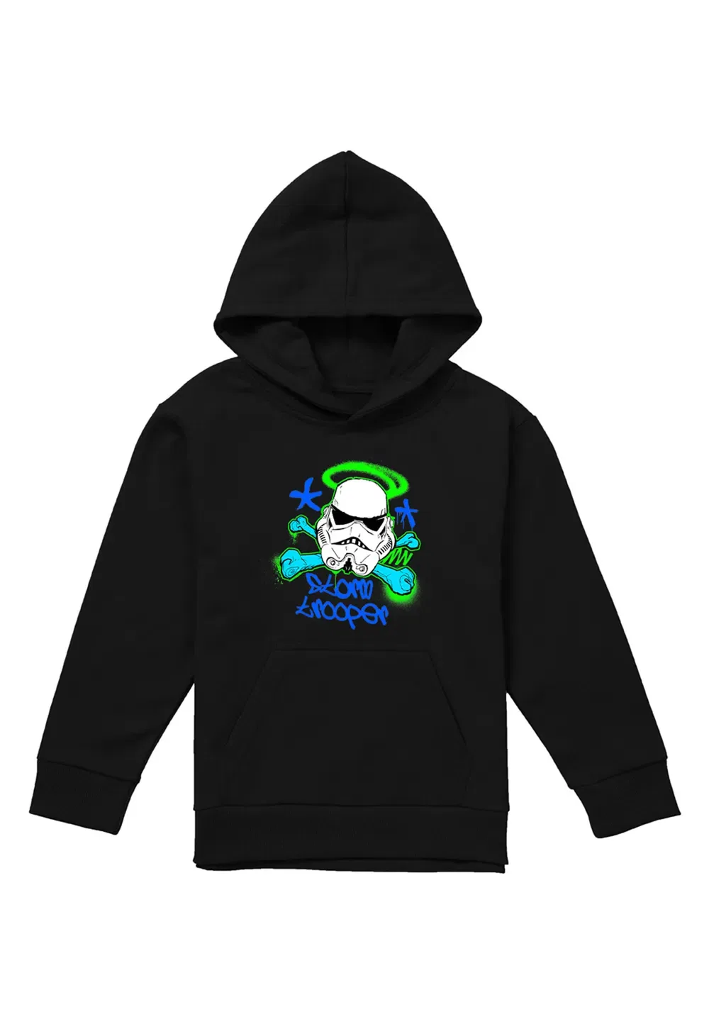 Детская худи Star Wars Stencil Trooper, черная, Disney, черный