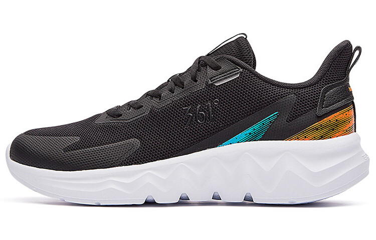 

Кроссовки мужские низкие Obsidian Black/флуоресцентный Intense Orange 361°