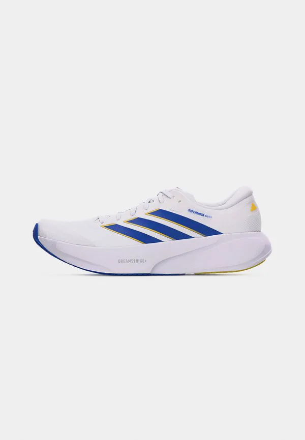 Кроссовки для бега по шоссе supernova rise 3 Adidas Performance, Footwear White/Blue/Yellow — фото 2