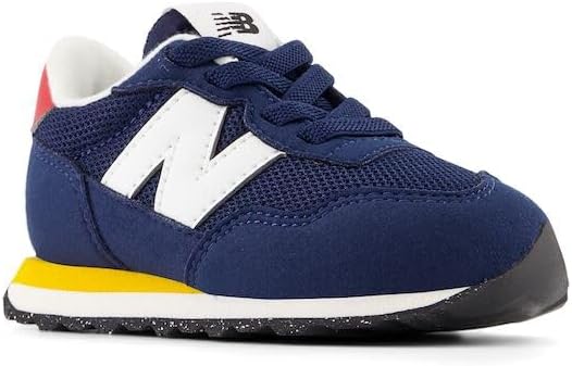 Детские кроссовки New Balance 237 V1 Bungee, темно-синий/золотой — фото 4