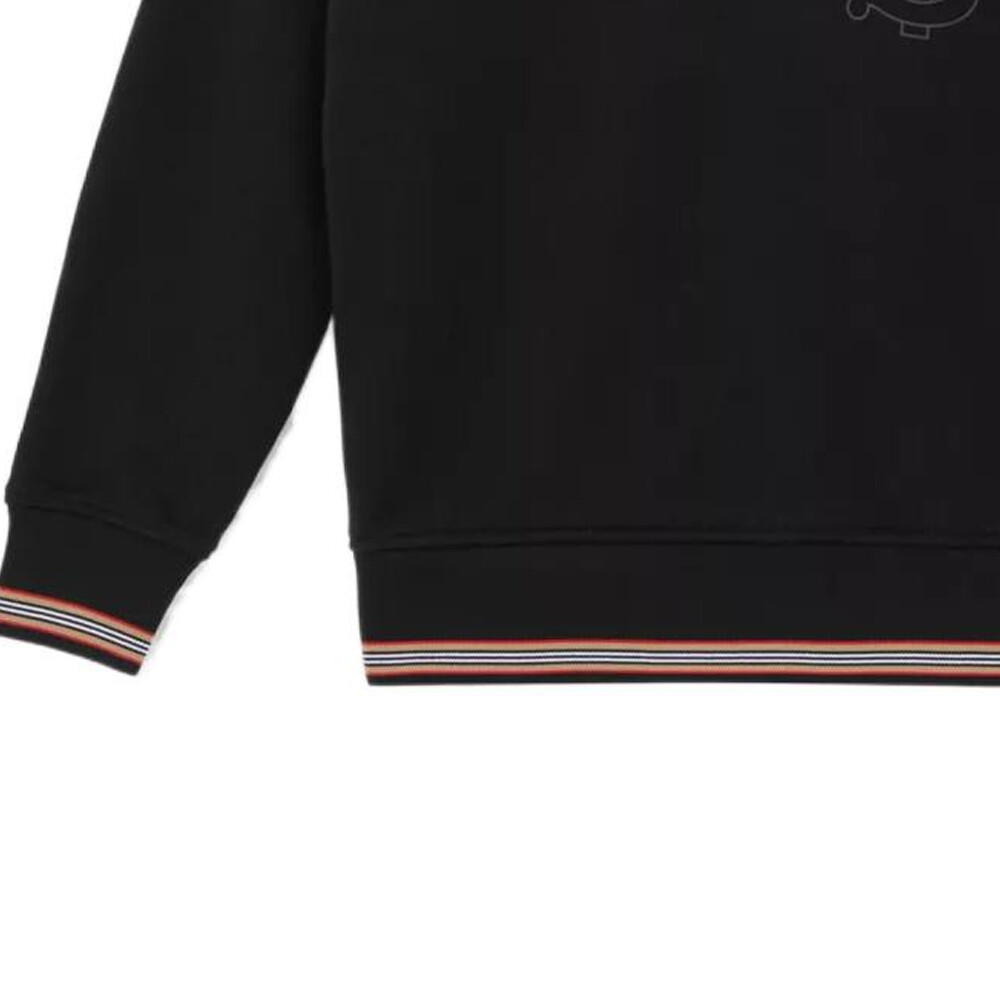 Детская толстовка Burberry, цвет Black — фото 4