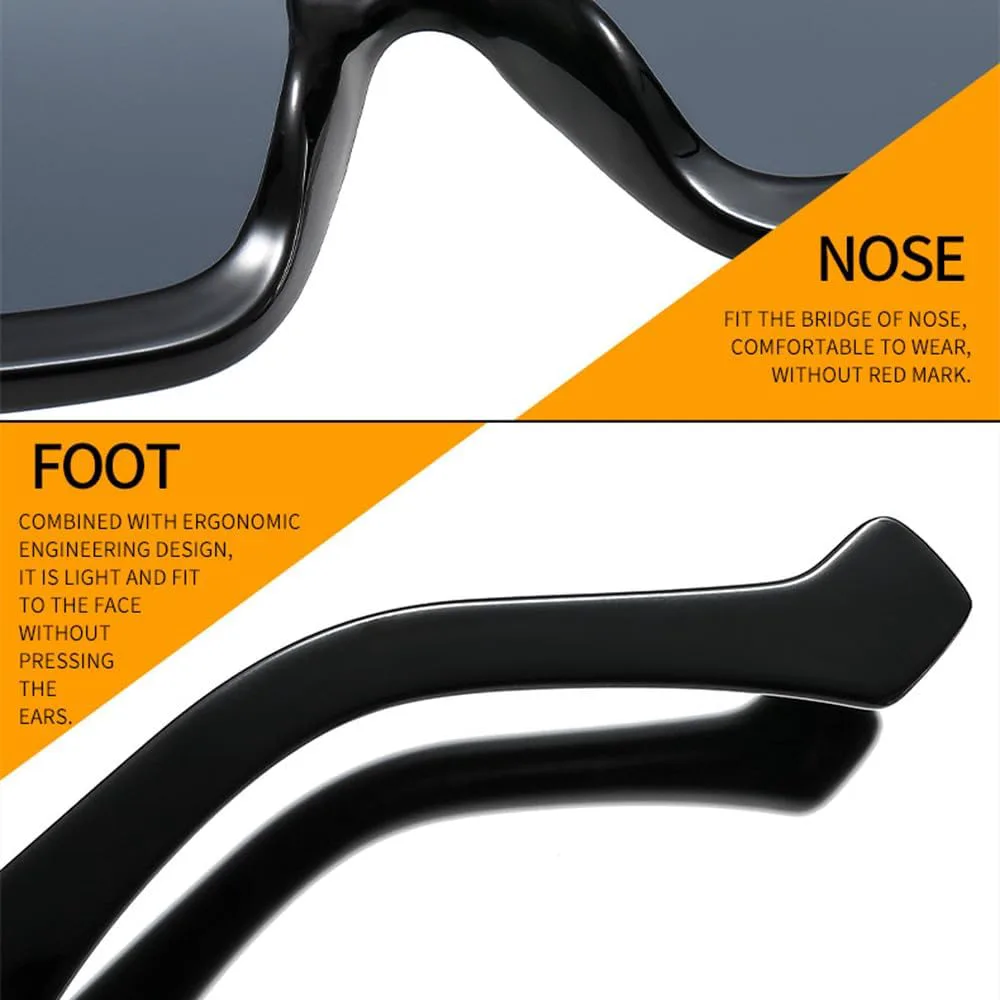 

Солнцезащитные очки 2026 года для женщин, большие, роскошные, с индивидуальным дизайном, модные женские очки, красные, ретро, ​​белые, фиолетовые MTZJH, One Color