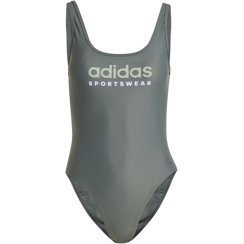 

Купальник спортивный с U-образным вырезом Adidas, мультиколор