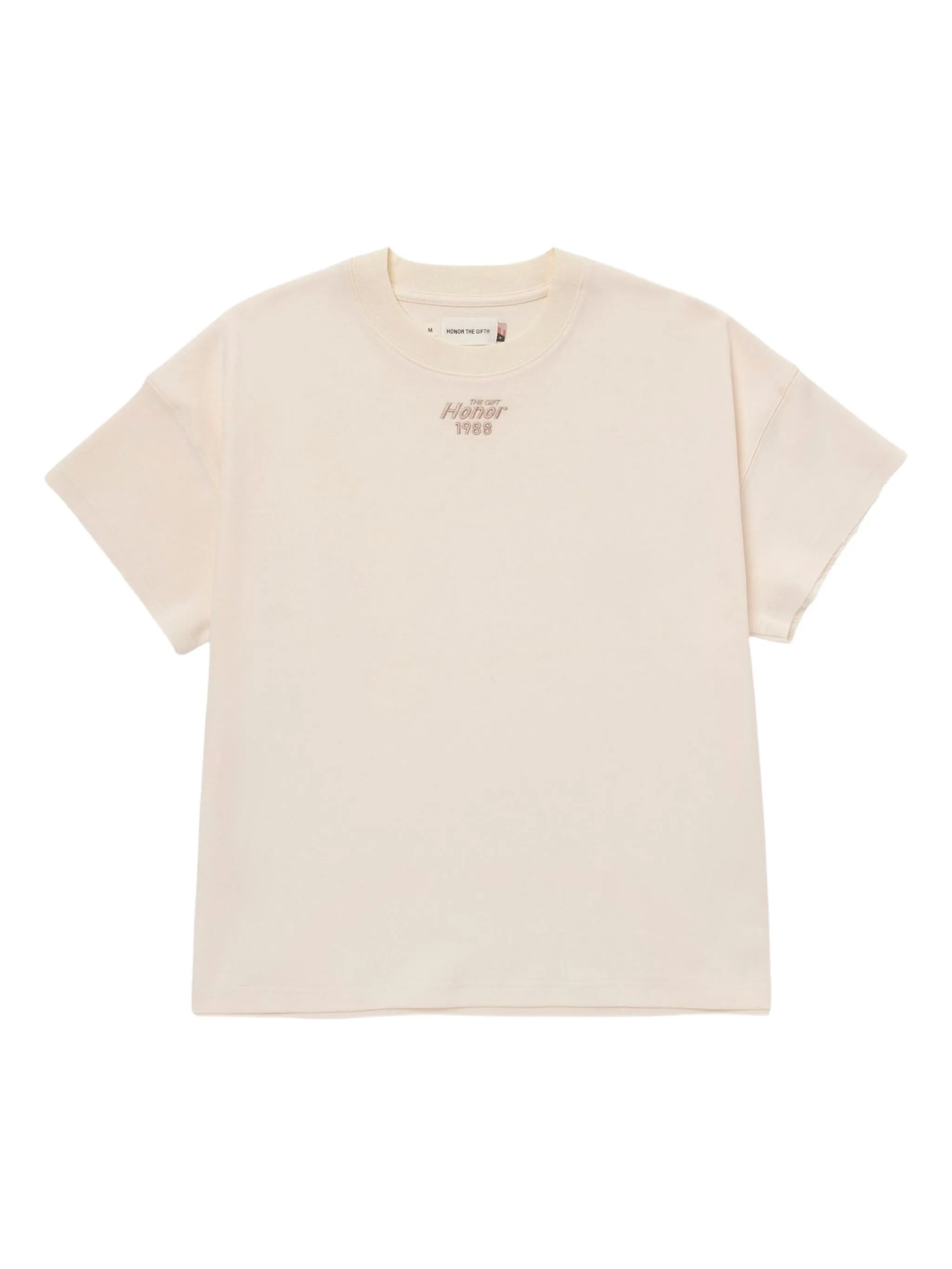

Футболка Pendant Box с вышивкой Honor The Gift, бежевый