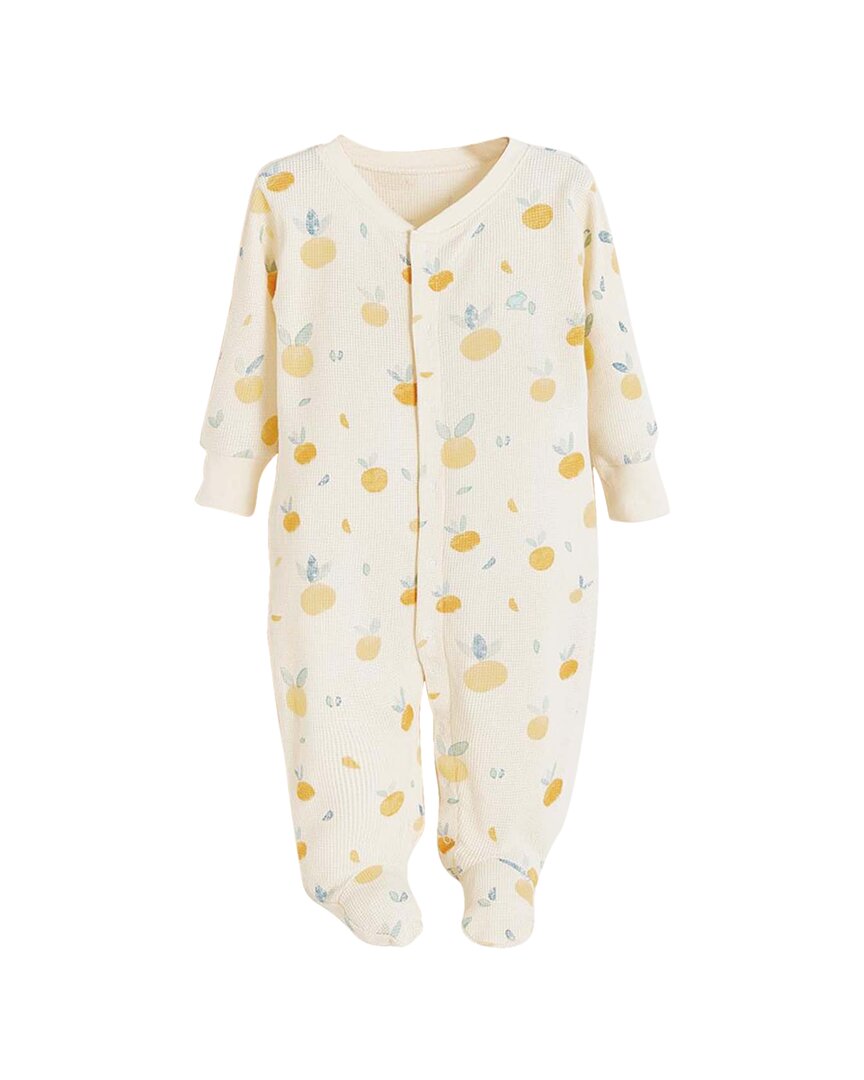 

Пижама Babycottons Nature Waffle Footie, белый