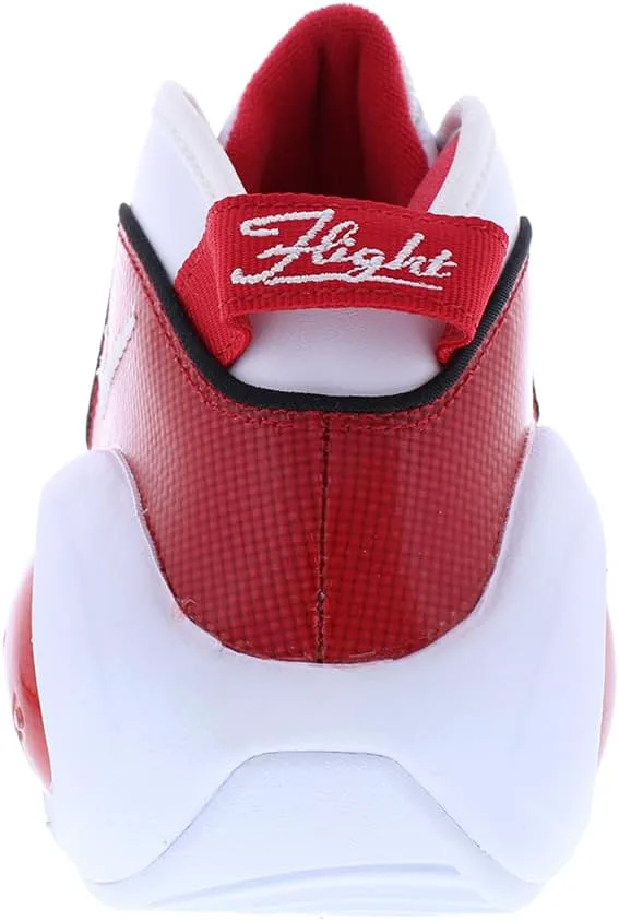 Мужские баскетбольные кроссовки Nike Air Zoom Flight 95 OG, белый/красный/черный/мультиколор — фото 4