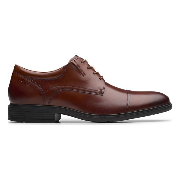 Кожаные туфли Steadwell для мужчин Clarks, Dark Tan Leather — фото 2