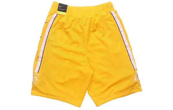 Шорты баскетбольные шорты nba los angeles lakers sw fan edition Nike, желтый — фото 2
