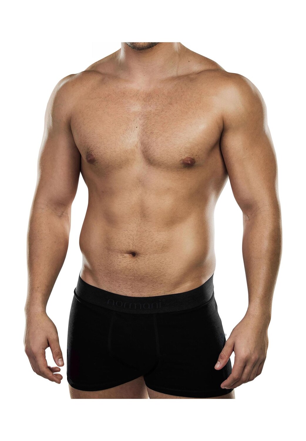 

6 шорт-боксеров из мягкого хлопка Normani, черный