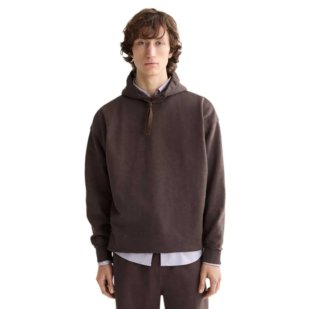 

Худи Scotch & Soda 3 Crosses Garment Dyed, коричневый