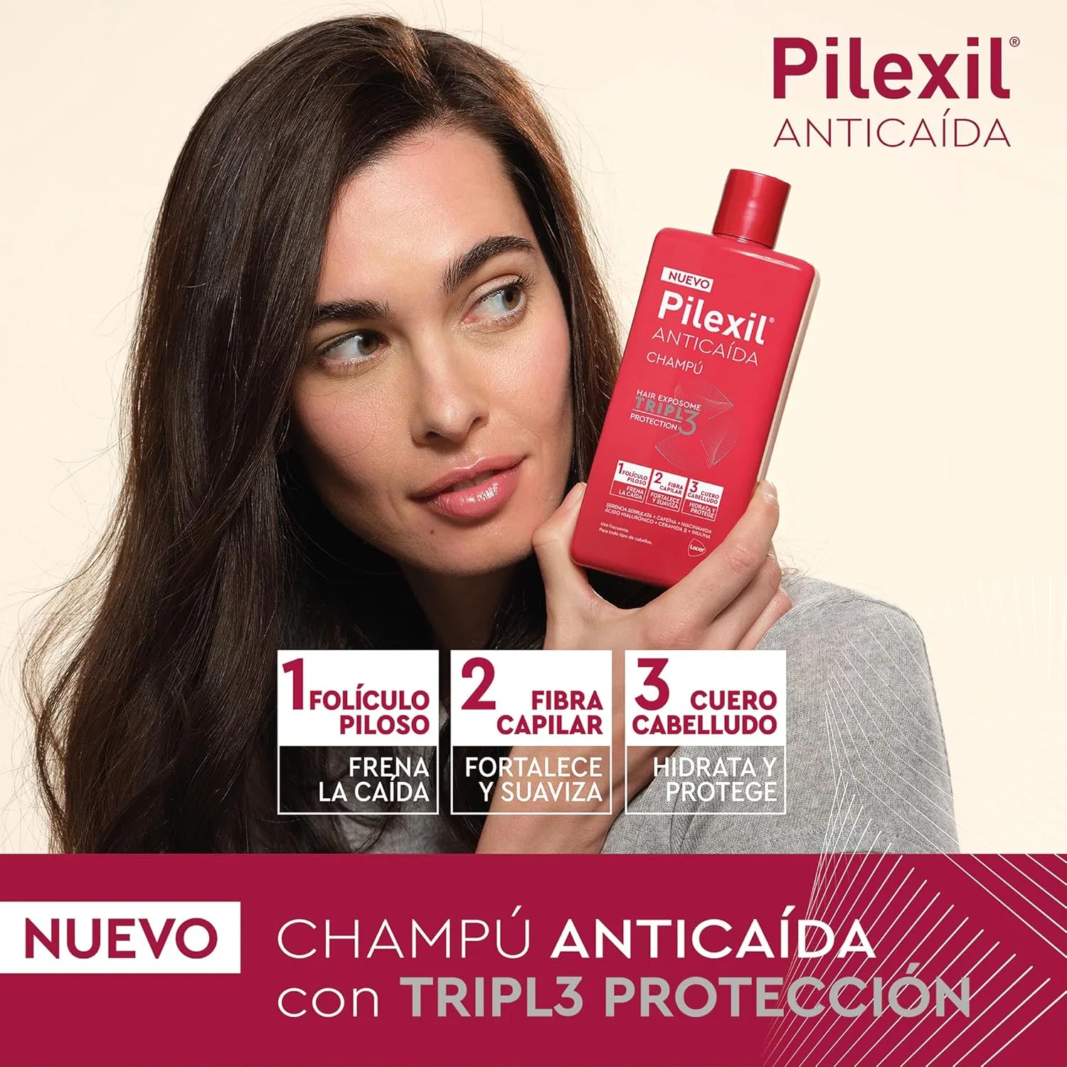 Шампунь для волос тройной защиты от выпадения PILEXIL Pilexil — фото 2
