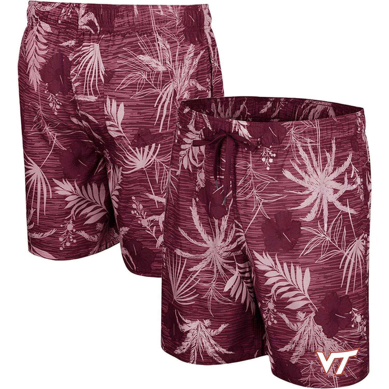 

Мужские бордовые шорты для плавания Virginia Tech Hokies What Else is New Colosseum