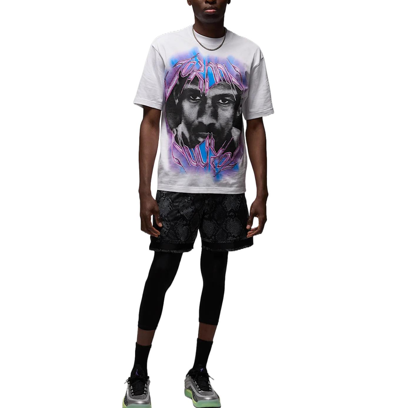 Спортивная футболка мужская Dri FIT Graphic Jordan, белый — фото 4