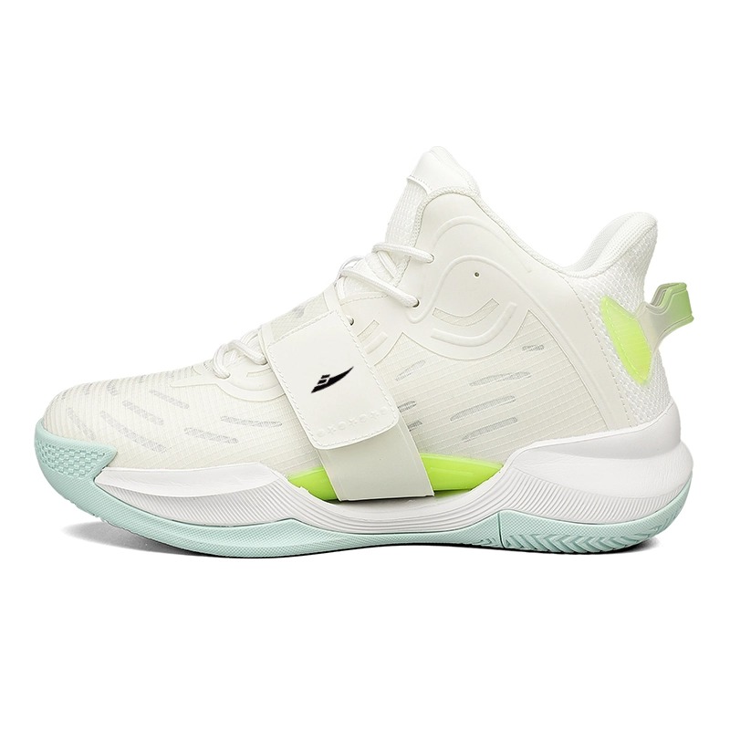 

Kuding Универсальные повседневные баскетбольные кроссовки с амортизацией и противоскользящей подошвой, мид-топ, унисекс, цвет слоновая кость белый, цвет Ivory White