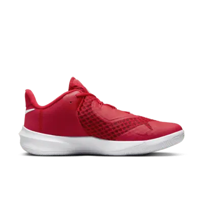Кроссовки Nike HyperSpeed Court Volleyball Shoes, цвет University Red/White — фото 3