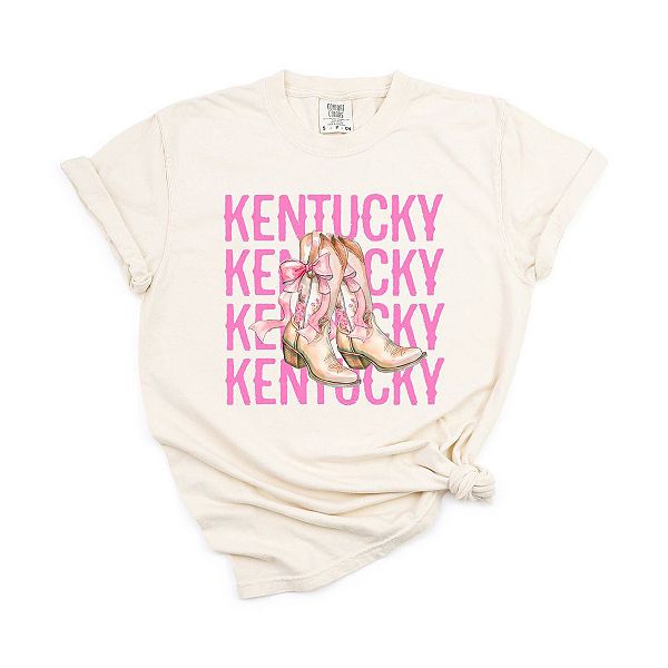 

Coquette Kentucky Cowgirl футболка garment dyed Simply Sage Market, Ivory, Зеленый, Coquette Kentucky Cowgirl футболка garment dyed Simply Sage Market, Ivory