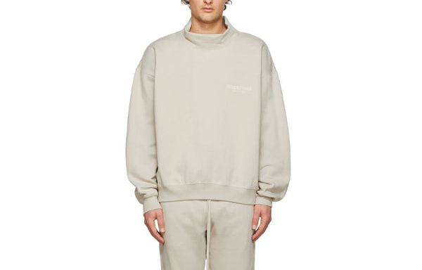 Толстовка Fear of God Essentials SS22 Relaxed Mockneck Wheat — фото 3