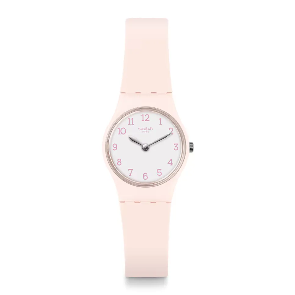 

Часы Pinkbelle с розовым силиконовым ремешком Swatch