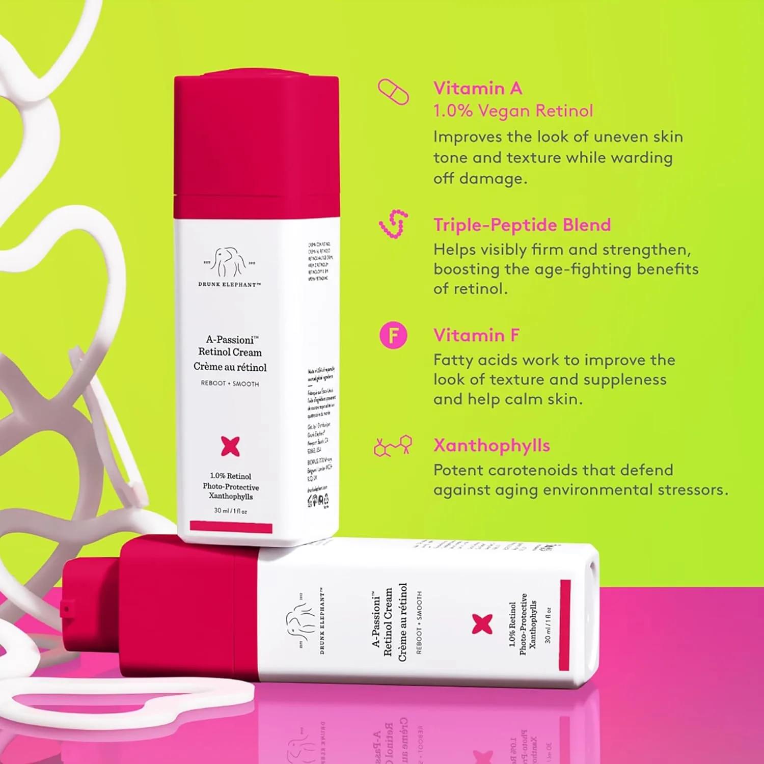 Крем для лица Drunk Elephant — A-Passioni Retinol Cream, , % ретинол, без эфирных масел, силиконов и отдушек, 30 мл — фото 3