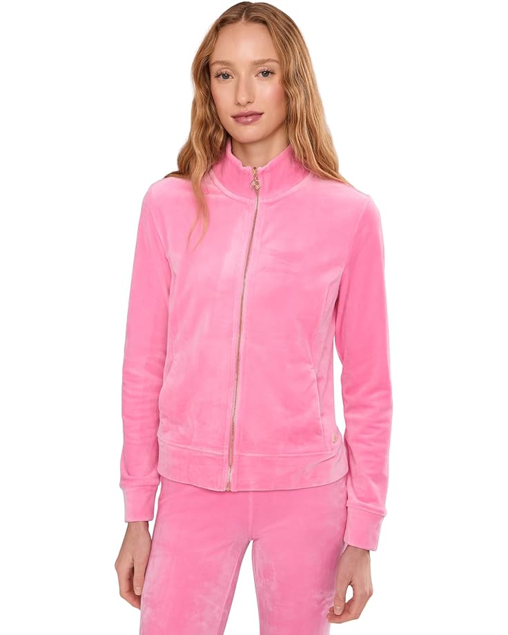 

Женская велюровая куртка Lilly Pulitzer Regate, Confetti Pink