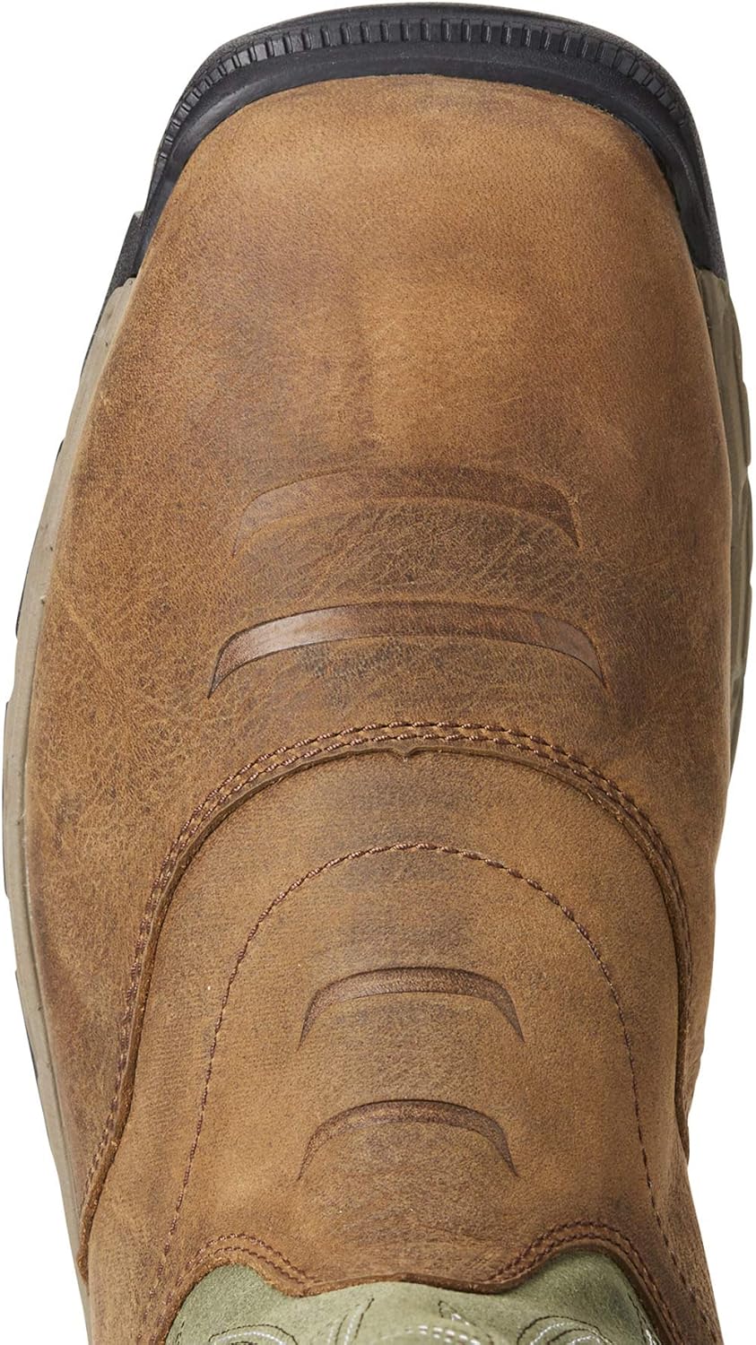 Рабочие ботинки Ariat Rebar Flex Western с водонепроницаемым композитным носком - мужские рабочие ботинки с квадратным носком, коричневый — фото 4