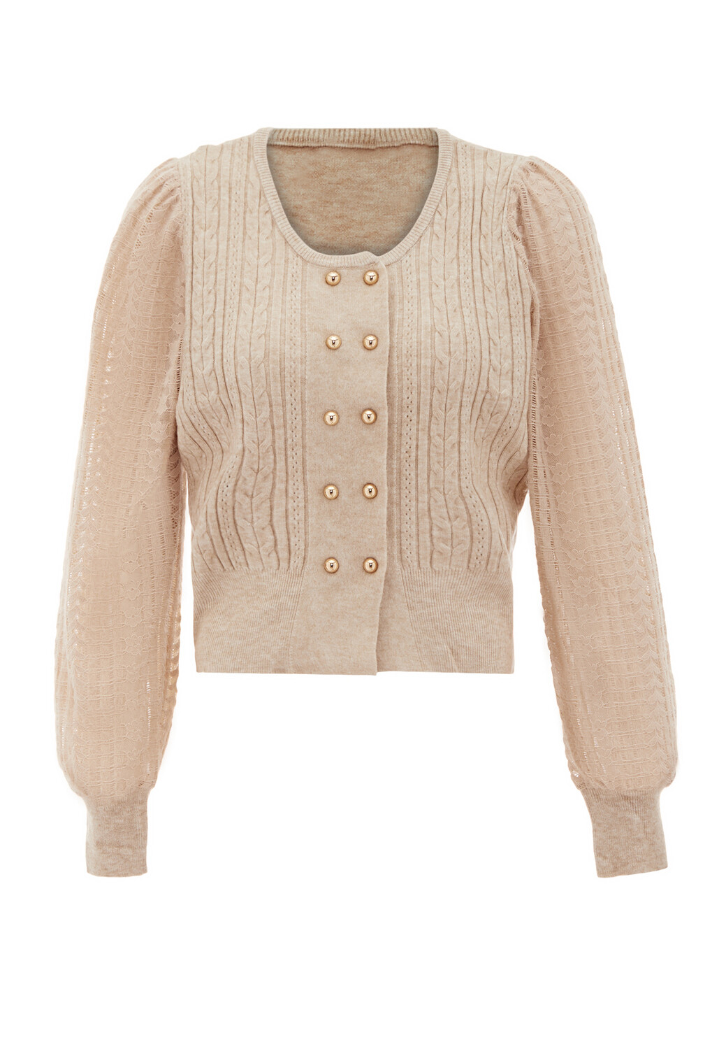 

Толстовка NAEMI Strickjacke, бежевый