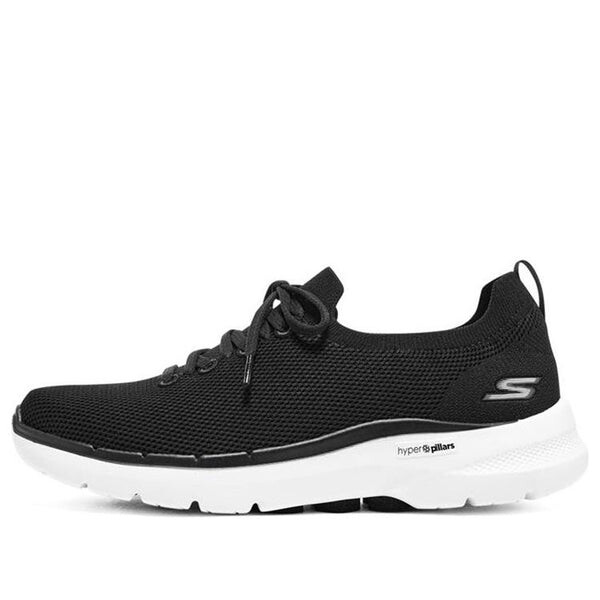 

Кроссовки go walk 6 hyper burst 'black white' Skechers, черный